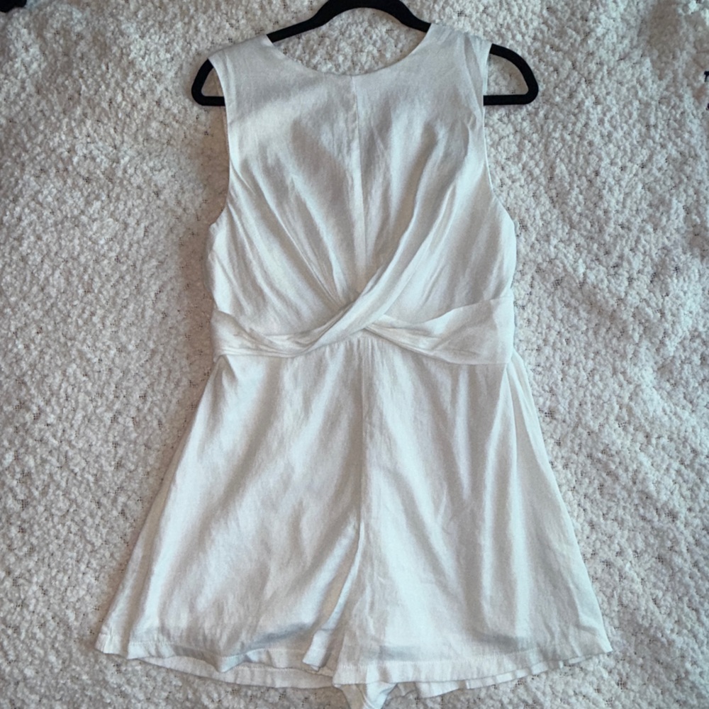 Elegant White Romper